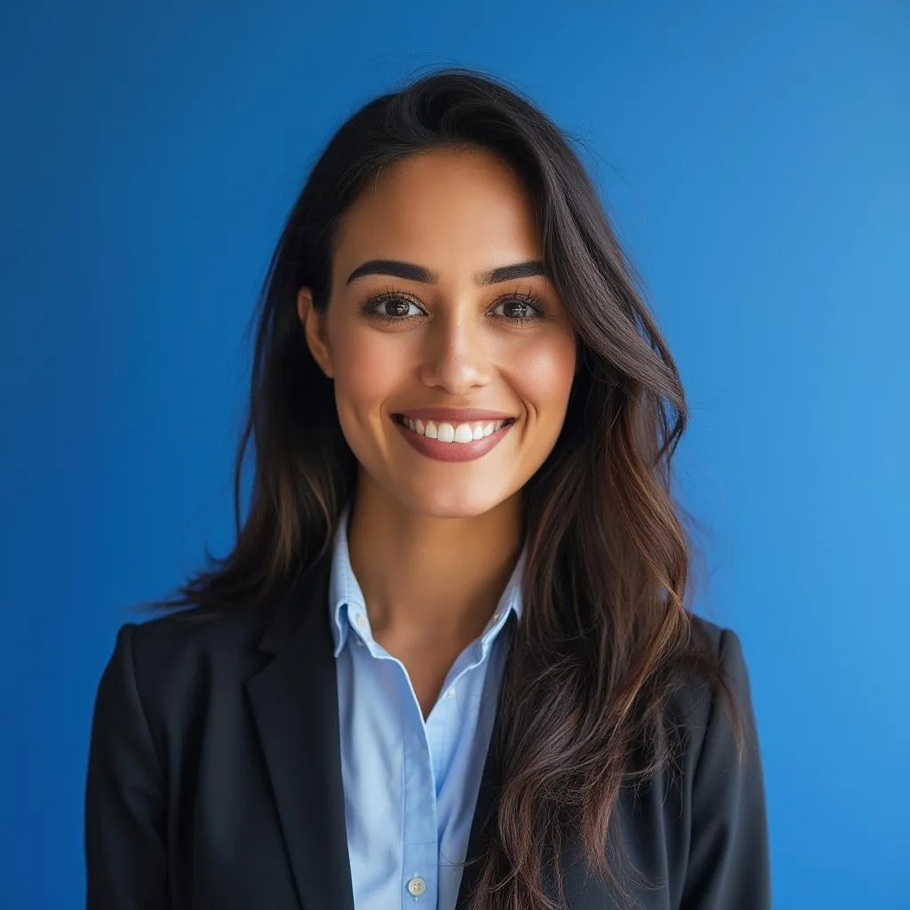 Retrato profesional de Valentina Duarte sonriente
